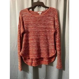 Burnt Orange High Low Sweater